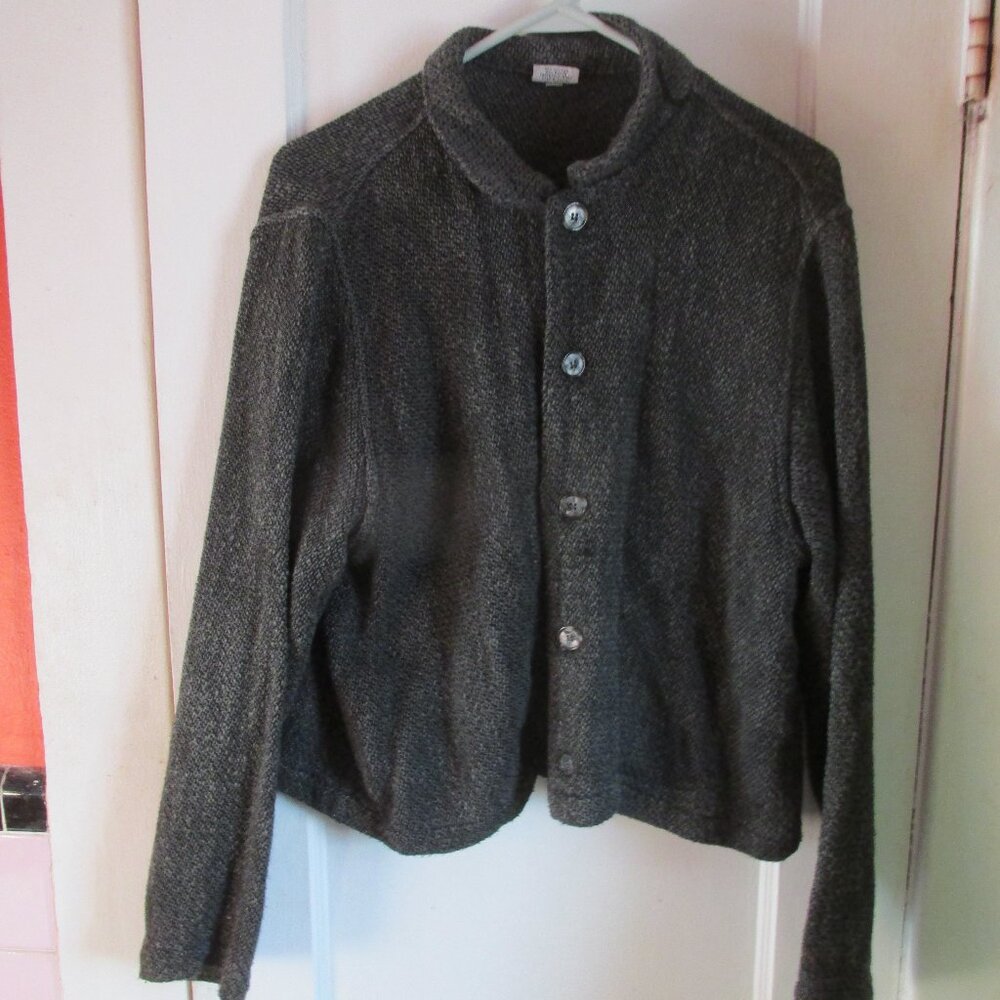 CP Shades Cotton Rayon Button Jacket Woven Cotton Rayon Size Small VTG